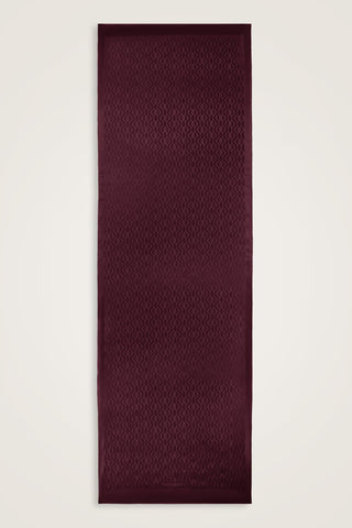 Oryantal Zincir Bordo Pamuk İpek Şal 70x200