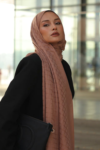 Pencere Kafes Gül Ramy Jakar Şal 70x210