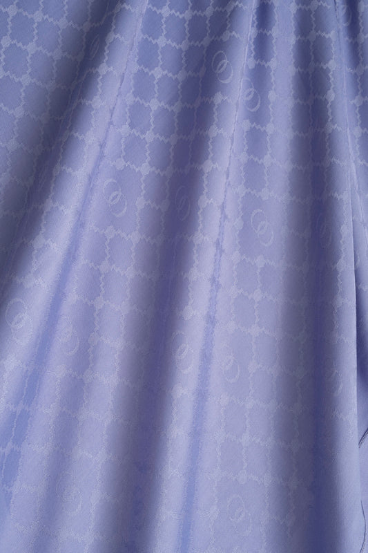 Pencere Kafes Lavanta Ramy Jakar Şal 70x210
