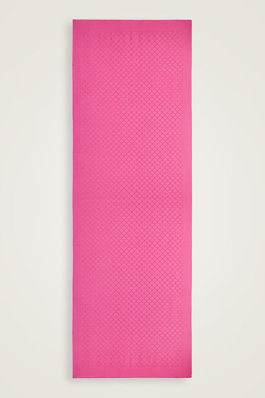 Pencere Kafes Pembe Monogram Jakar Ramy Jakar Şal 70x210
