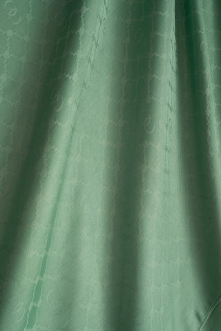 Pencere Kafes Mint Yeşili Ramy Jakar Şal 70x210