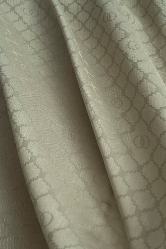 Pencere Kafes Zümrüt Yeşili Ramy Jakar Şal 70x210