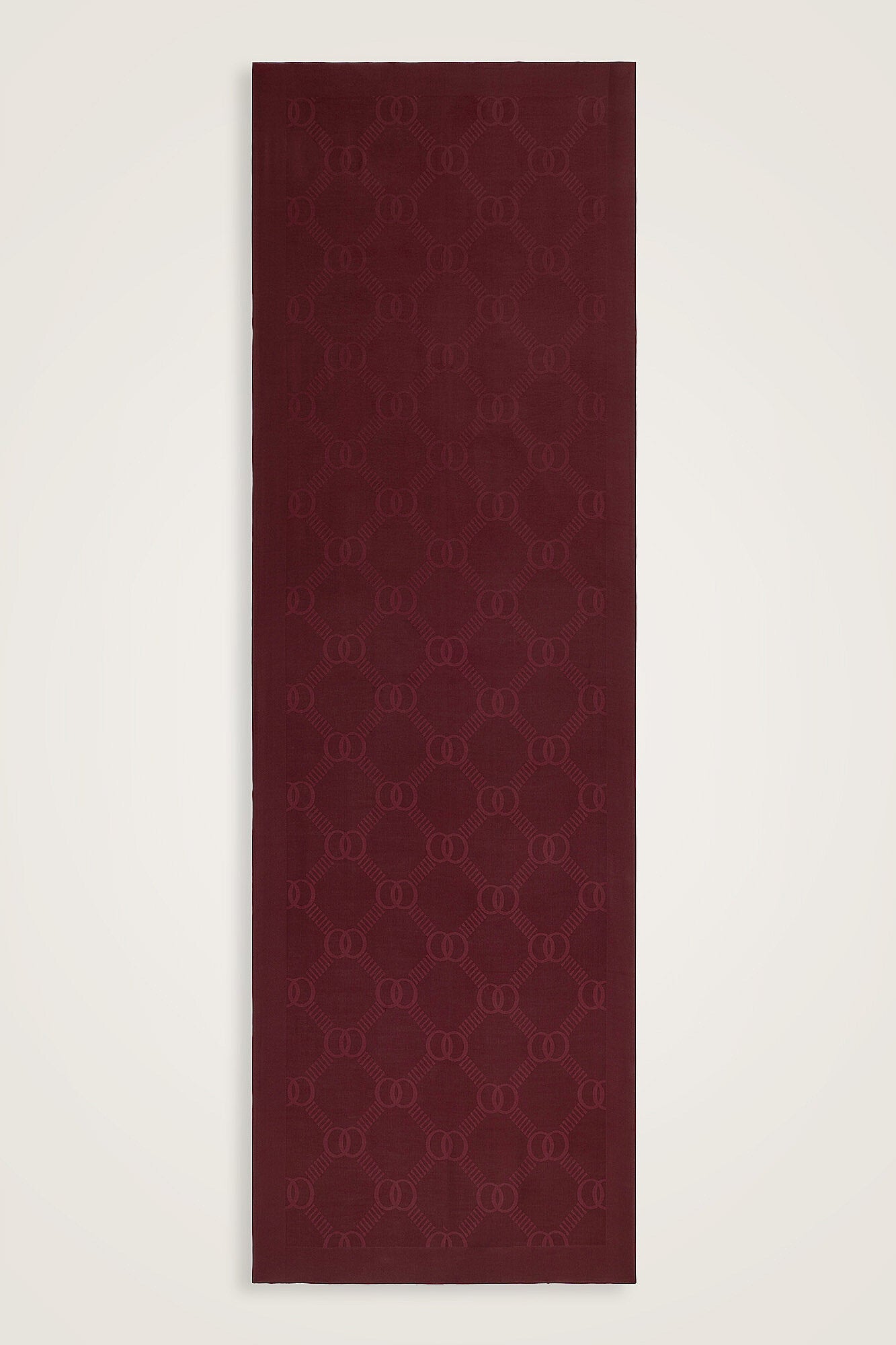 Petek Logo Bordo Naia Air Jakar Şal 70x210