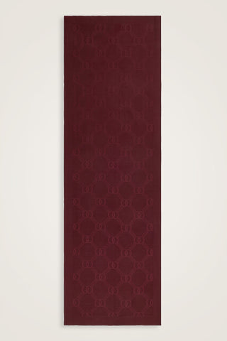 Petek Logo Bordo Naia Air Jakar Şal 70x210