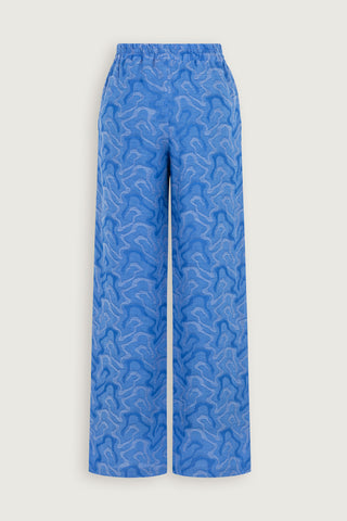 Saks Keten Jakar Pantolon