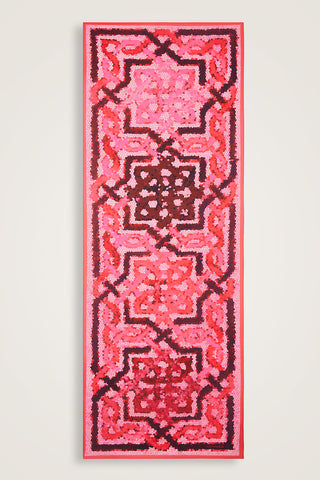 Selçuk Güneşi Pembe Pamuk Şal 70x210