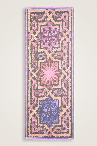 Selçuk Güneşi Siyah Krep İpek Şal 80x210