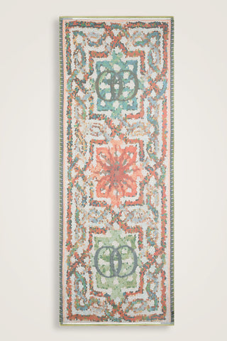 Selçuk Güneşi Yeşil Krep İpek Şal 80x210
