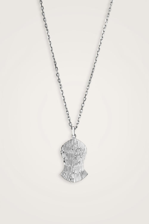 Beloved's Footprint Small Silver Necklace
