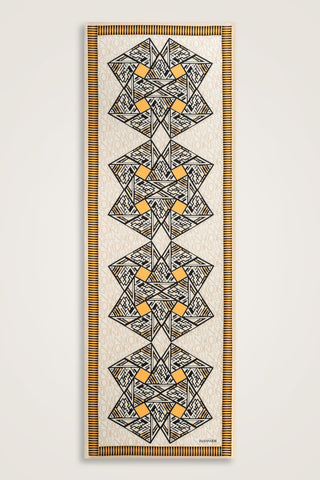 Uçurtma Krem Pamuk İpek Şal 70x209