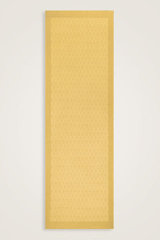 Zincir Desen Limon Sarısı Pamuk İpek Şal 70x210
