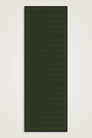 Zincir Logo Haki Pamuk Floş Şal 70x210
