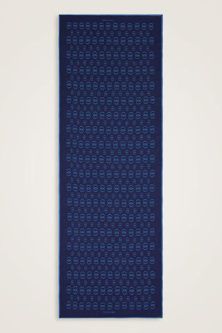 Zincir Logo Saks Pamuk Floş Şal 70x210