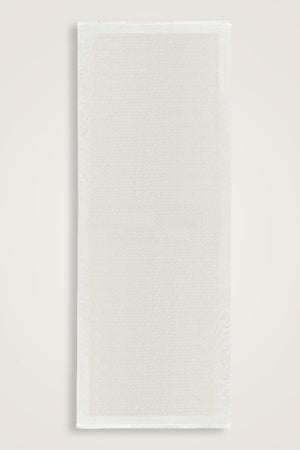 Chain Monogram Cotton Silk Shawl White