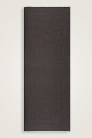 Chain Monogram Cotton Silk Shawl Black