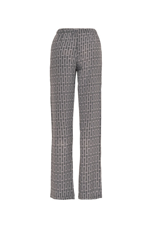 Iman I Gray Silk Pants Pajamas - 2